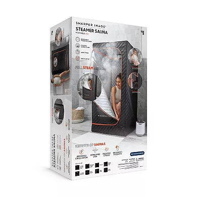 Sharper Image Portable Zip-Up Sauna Steamer Spa