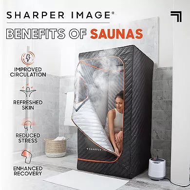 Sharper Image Portable Zip-Up Sauna Steamer Spa