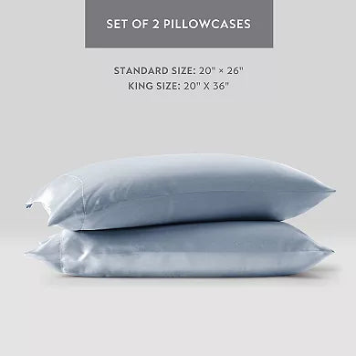Madison Park Essentials Satin Luxury Pillowcases