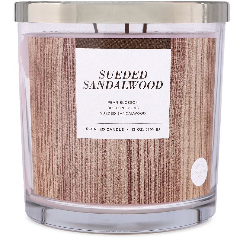 Sonoma Goods For Life® 13-oz. Sueded Sandalwood Candle Jar