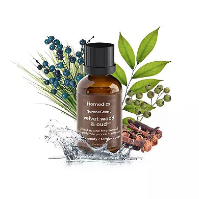 HoMedics Velvet Wood & Oud SereneScent Fragrance Oil