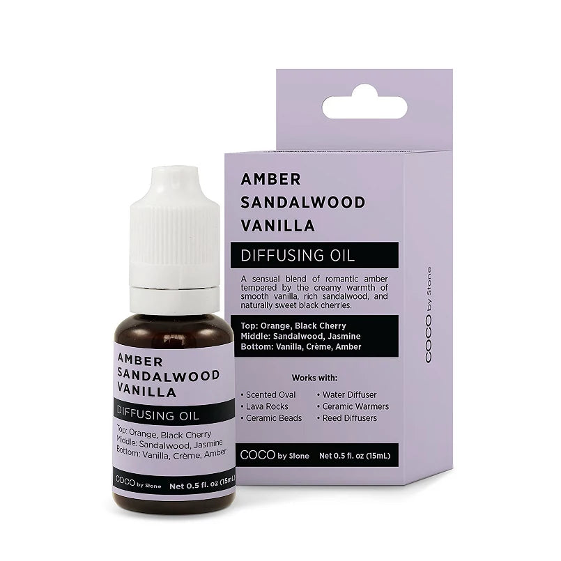 Diffusing Oil - Amber, Sandalwood, Vanilla