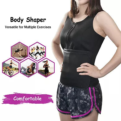 Women Sauna Suit Waist Trainer Body Shaper