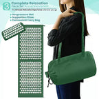 Sorbus 51 Inch Acupressure Mat, Pillow & Carry Bag.